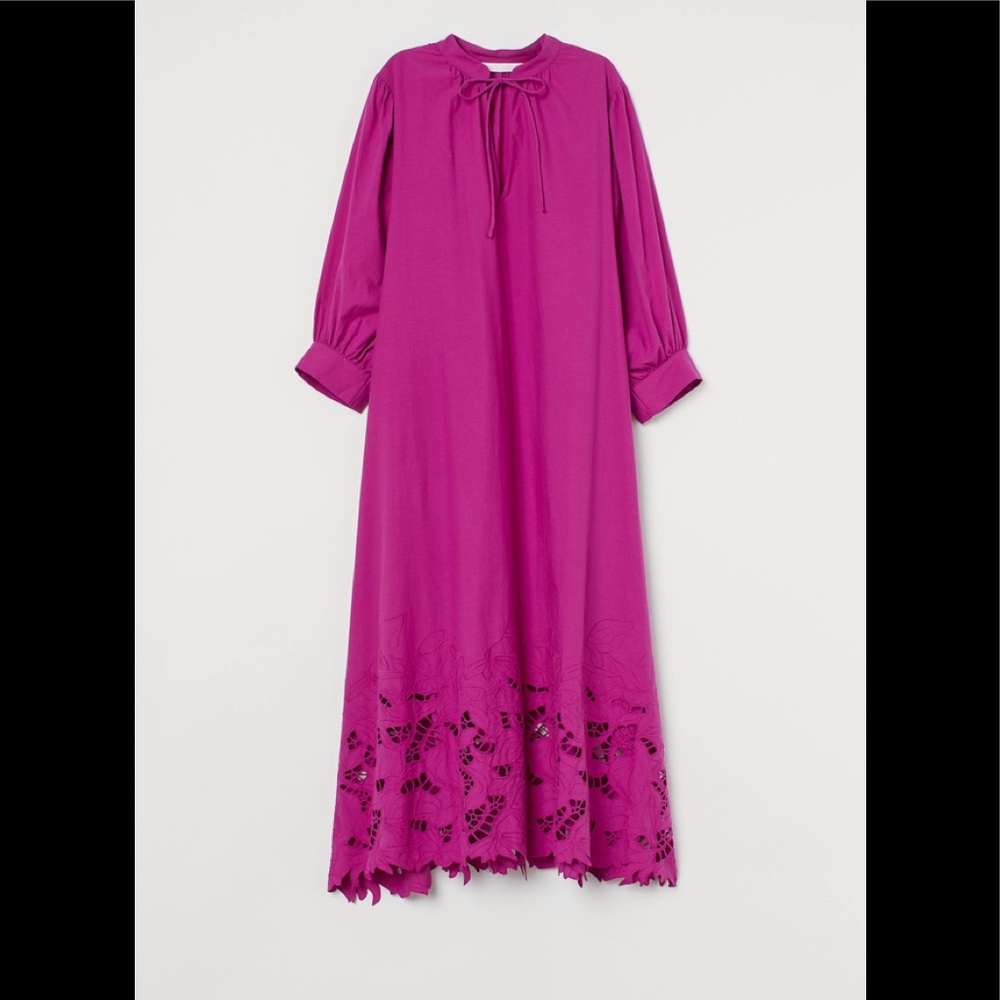 Oversize dress in hot pink/ size M